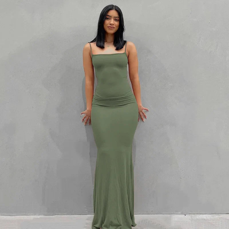 Women Maxi Dress Slim | Santorini