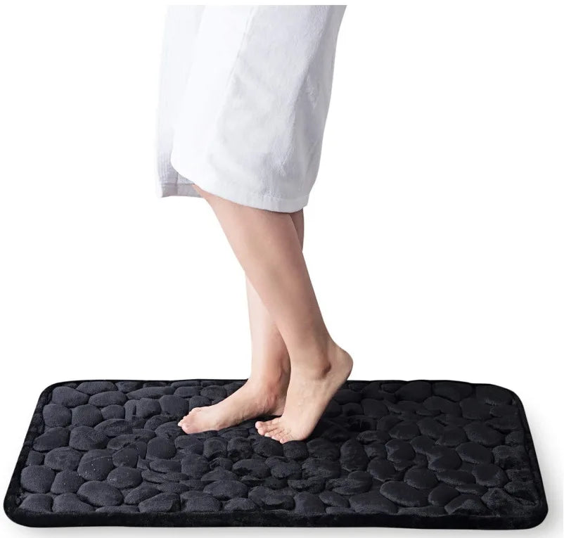 Variant image for Non-Slip Bath Mat White Coral Fleece | Comfort-9