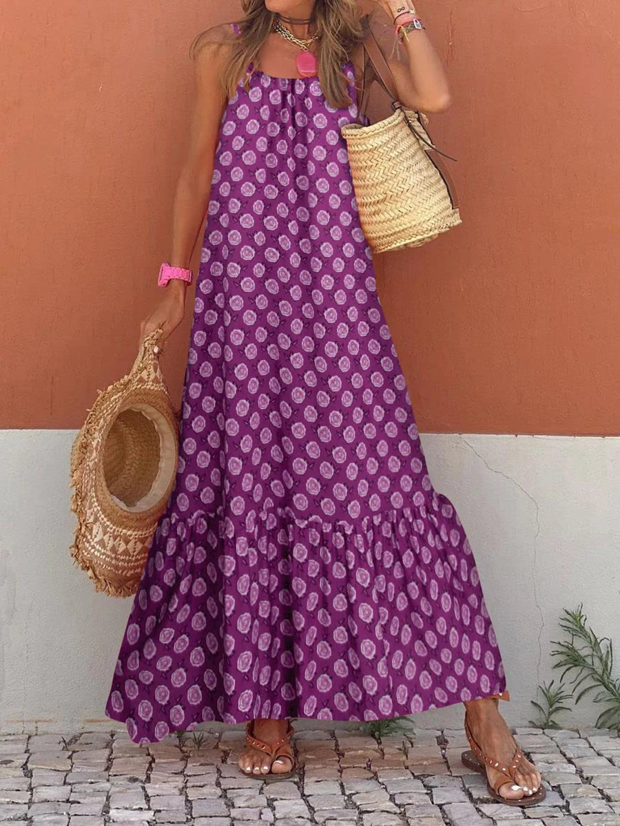 Women Patterned Maxi Summer Dress | Annis