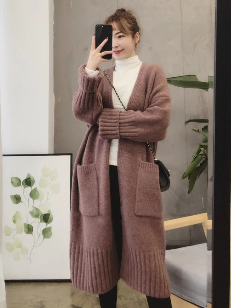 Women Zendy Oversized Knit Cardigan