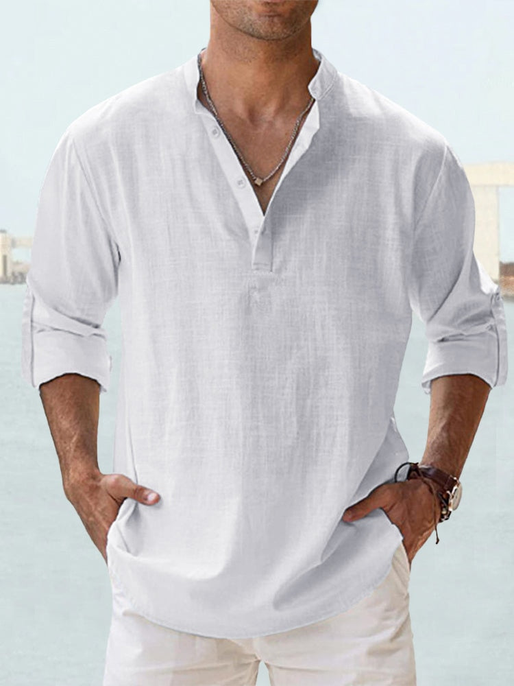 Men's Casual Henley Shirt | Newport