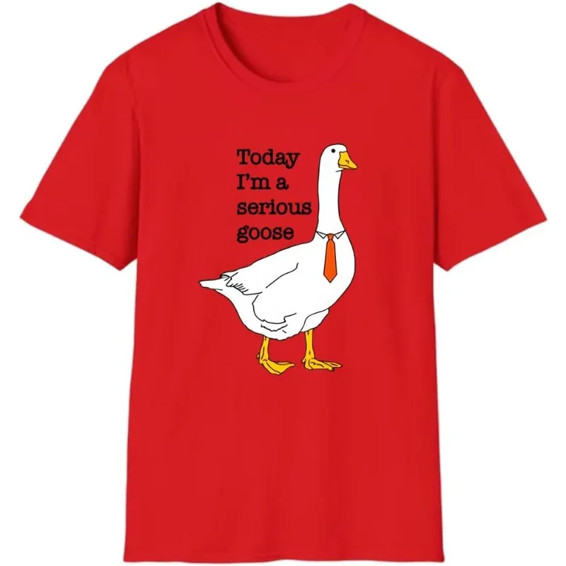 Men's T-Shirt White Cotton | Goose Humor-4