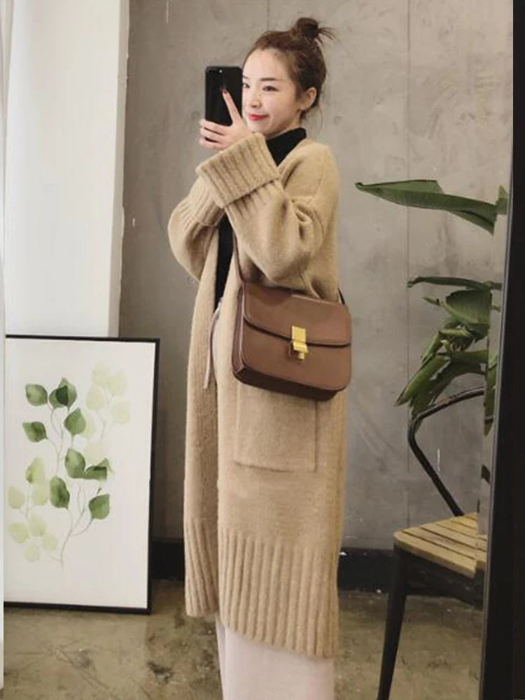 Women Zendy Oversized Knit Cardigan