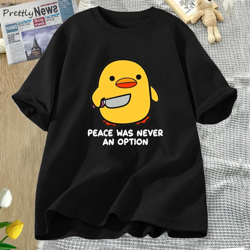Variant image for Women Graphic Tee Cotton Short Sleeve | Goose Humor-32