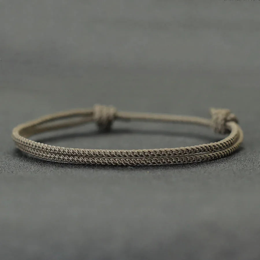 Men Braided Cord Bracelet | Caelan