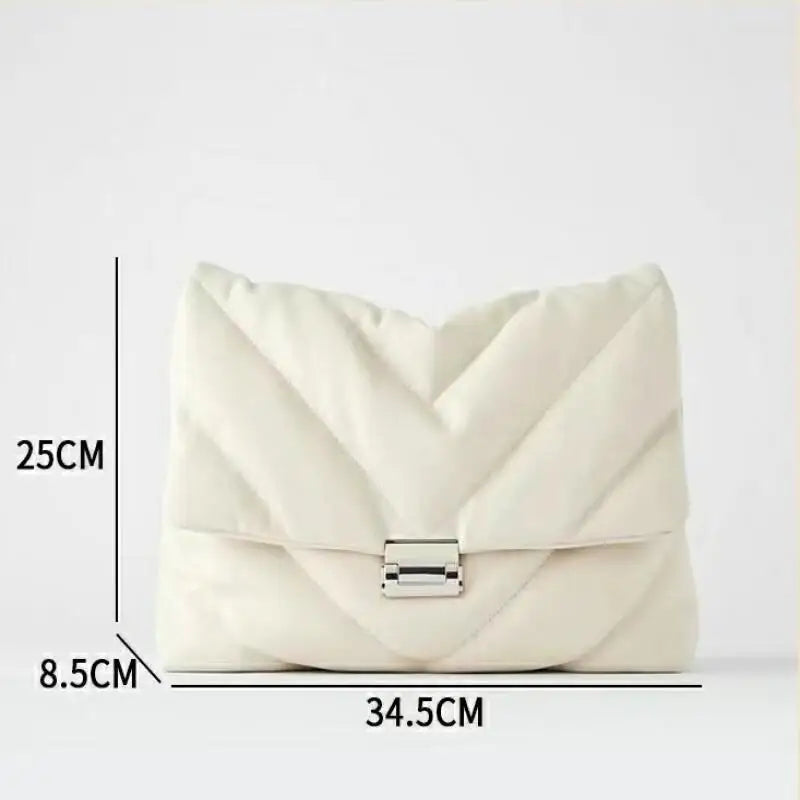 Women Modern Quilted Clutch Bag | Emilia