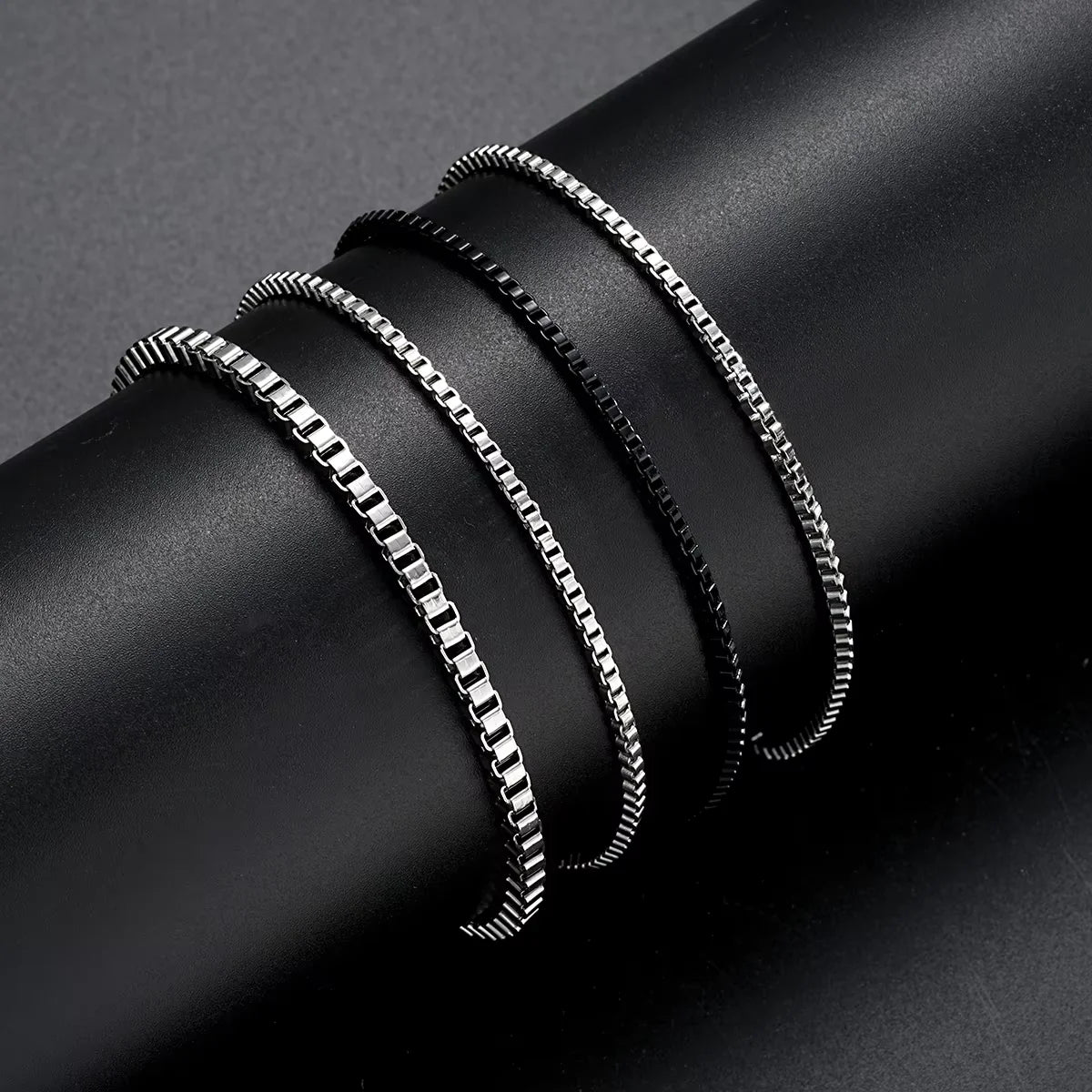 Men's Bracelets Silver Stainless Steel | Vintage Style-2