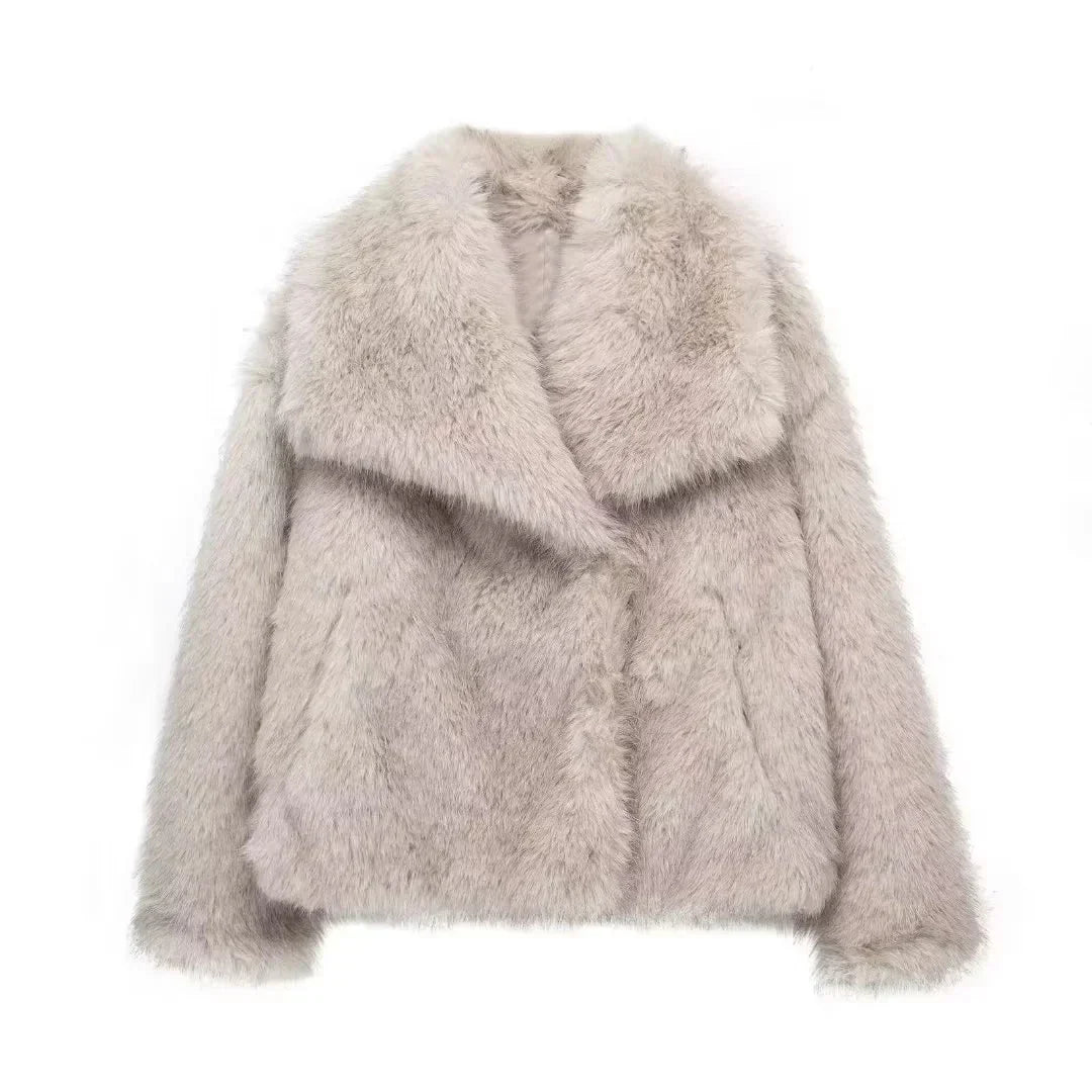 Women Luxury Faux Fur Jacket | Avienne