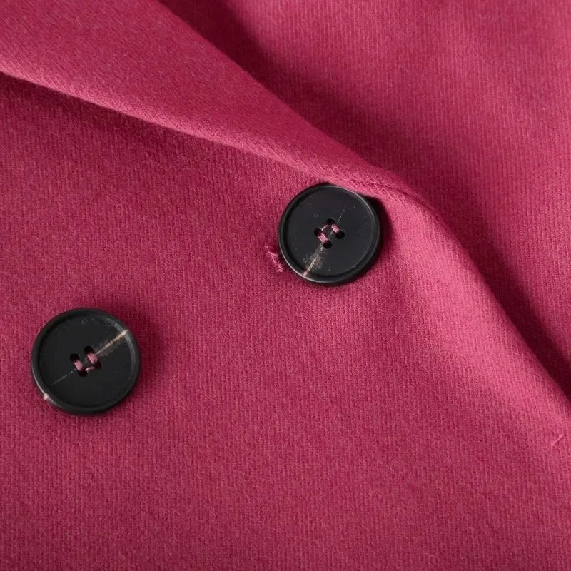 Women Classic Double-Breasted Blazer Coat | Winona