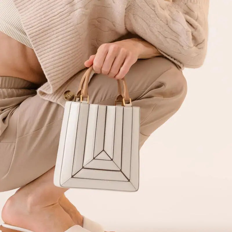 Women Colorful Geometric Handbag | Eloise