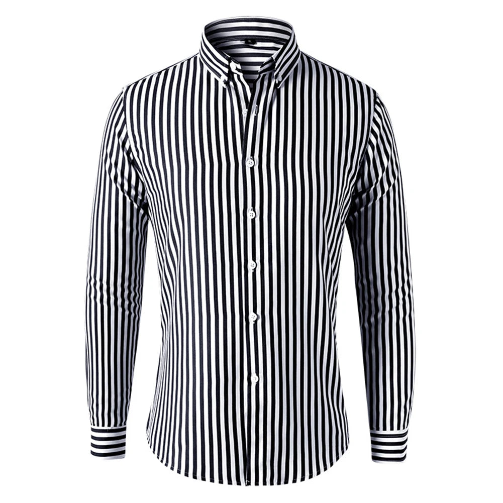 Striped Long Sleeve Shirt for Men | Ethan