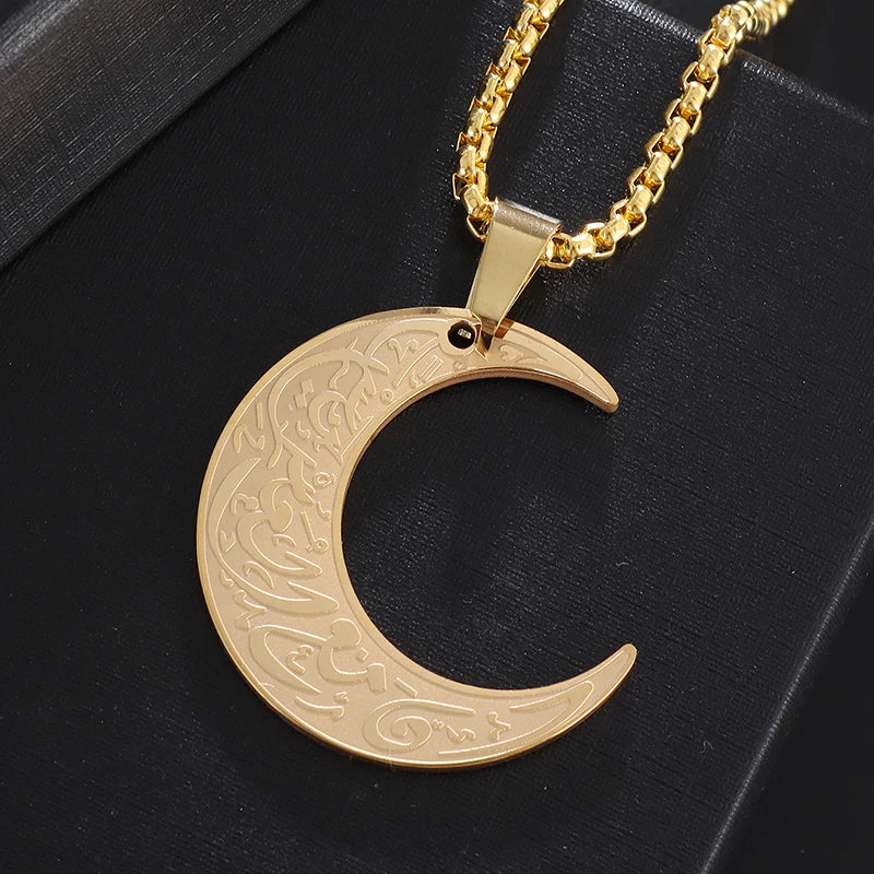Variant image for Men's Necklace Stainless Steel Pendant | Zulfiqar-18