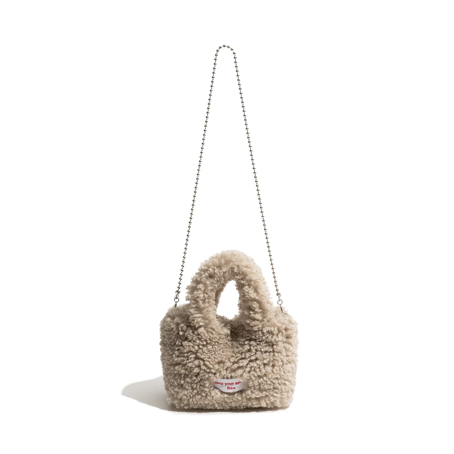 Women Faux Lamb Satchel Mini Bag | Paith