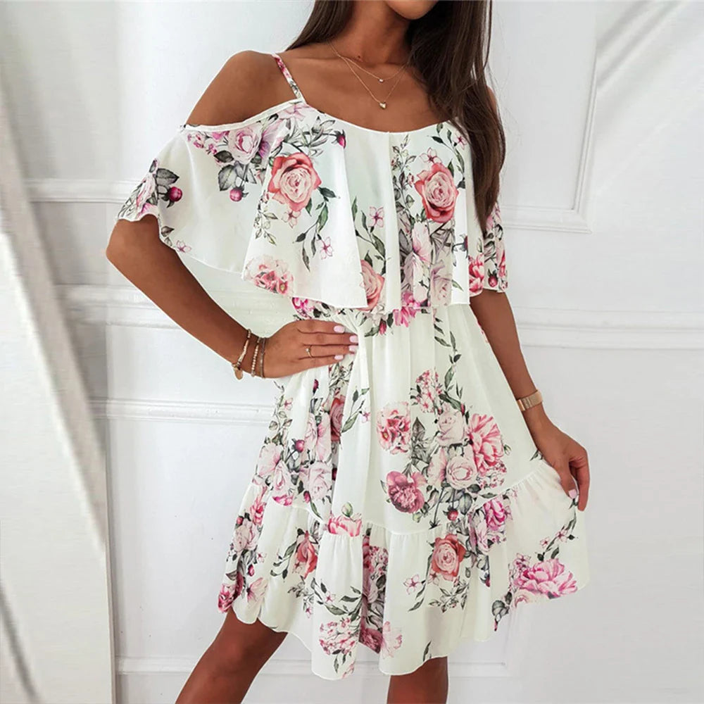 Women Chiffon Floral Dress | Diane