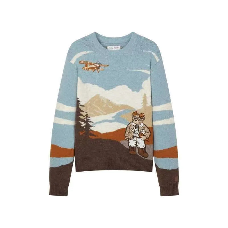 Women Adventure Bear Sweater | Clarisse