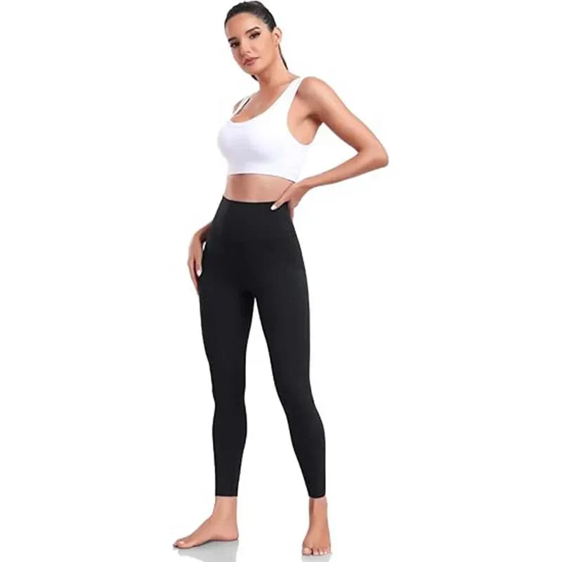 Women Gym Leggings Black Stretch | Bella-6