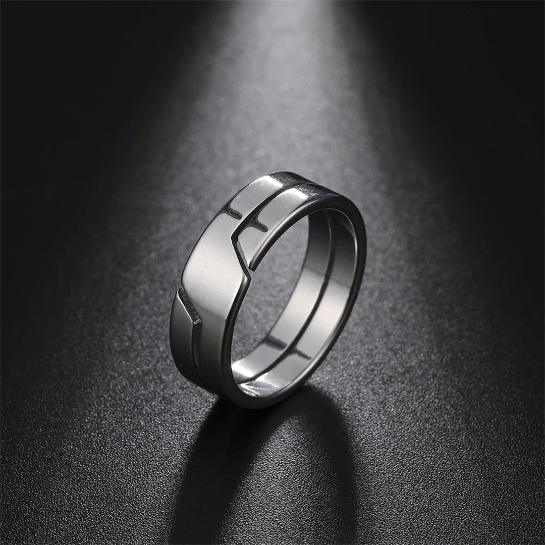 Unisex Split Band Open Ring | Aureel