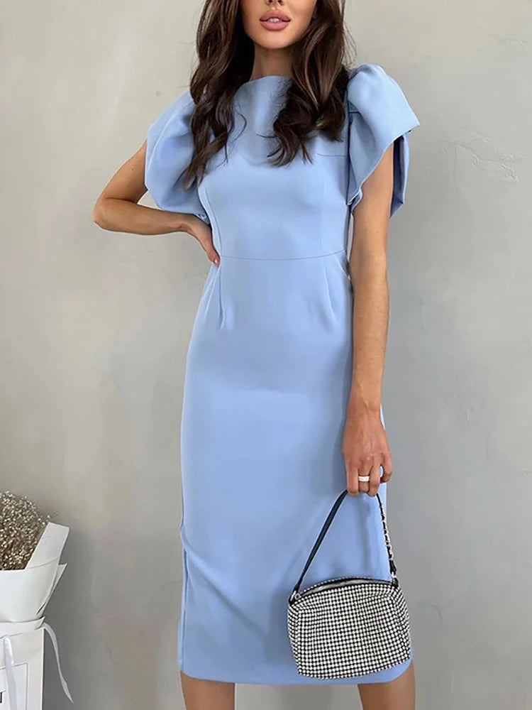 Women Elegant Midi Dress | Jimena