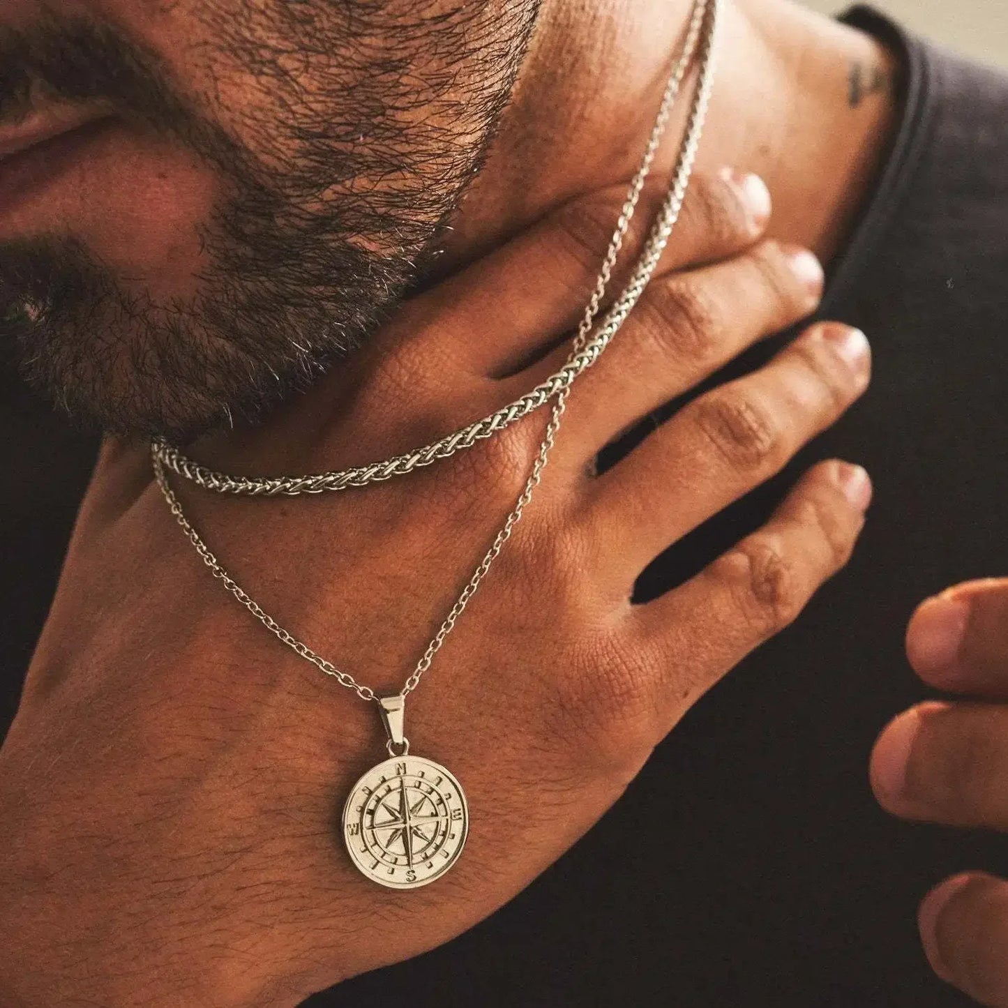 Men's Necklace Gold Stainless Steel Cuban Link Chain | Urban Explorer-4