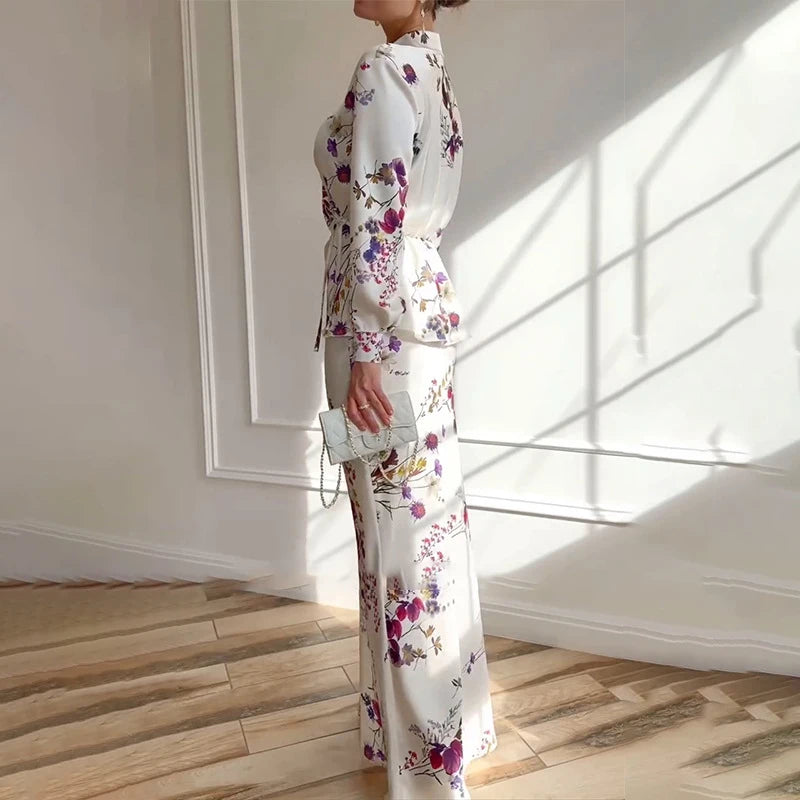 Floral Wrap Maxi Dress | Daphne