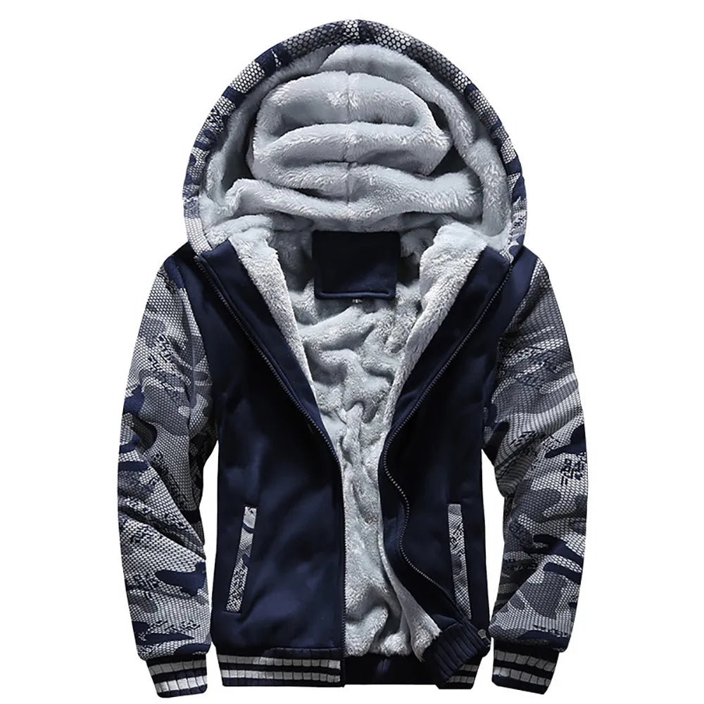Men Fleece-Lined Winter Hoodie | Jack