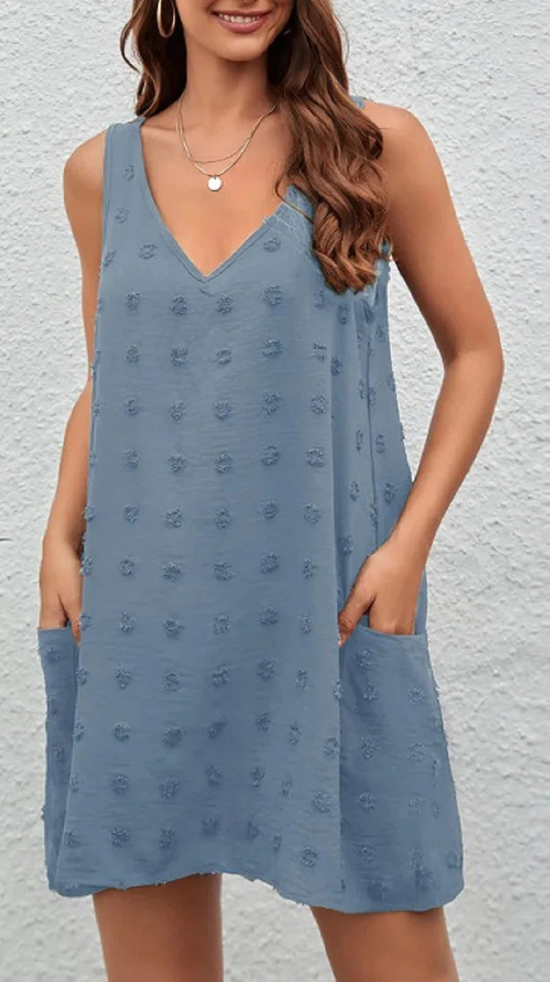 Women Textured Shift Dress | Georgiana
