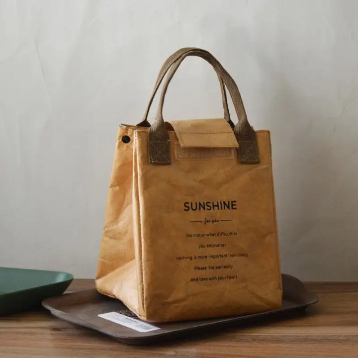 Women Oiled Paper Look Lunch Bags | Lany
