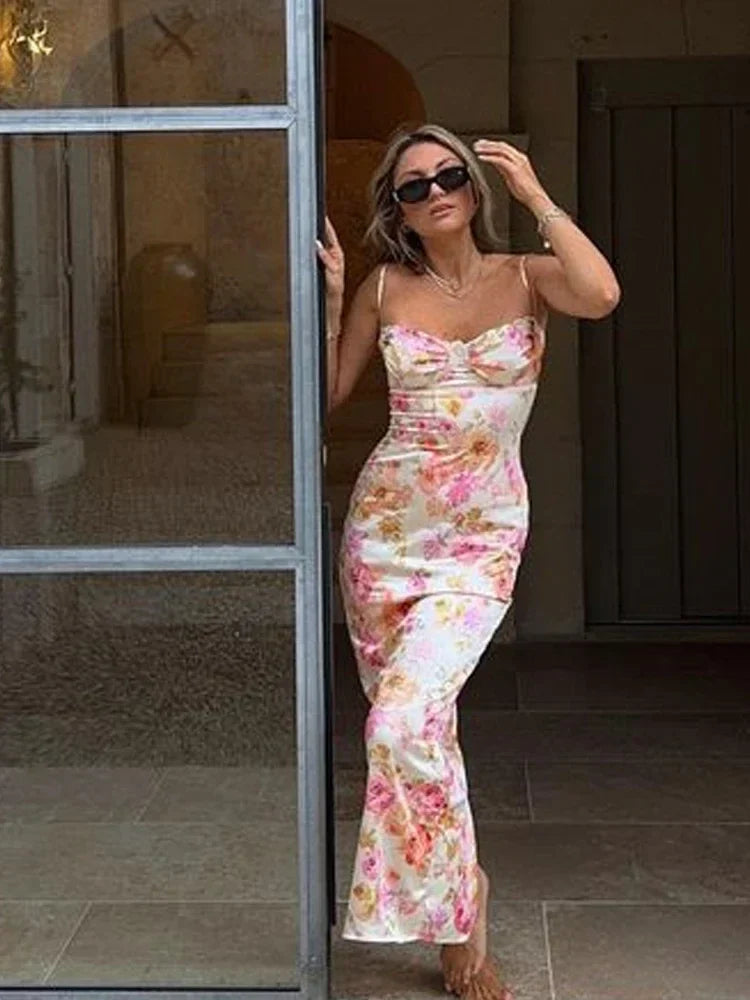Women Floral Midi Dress | Amélie