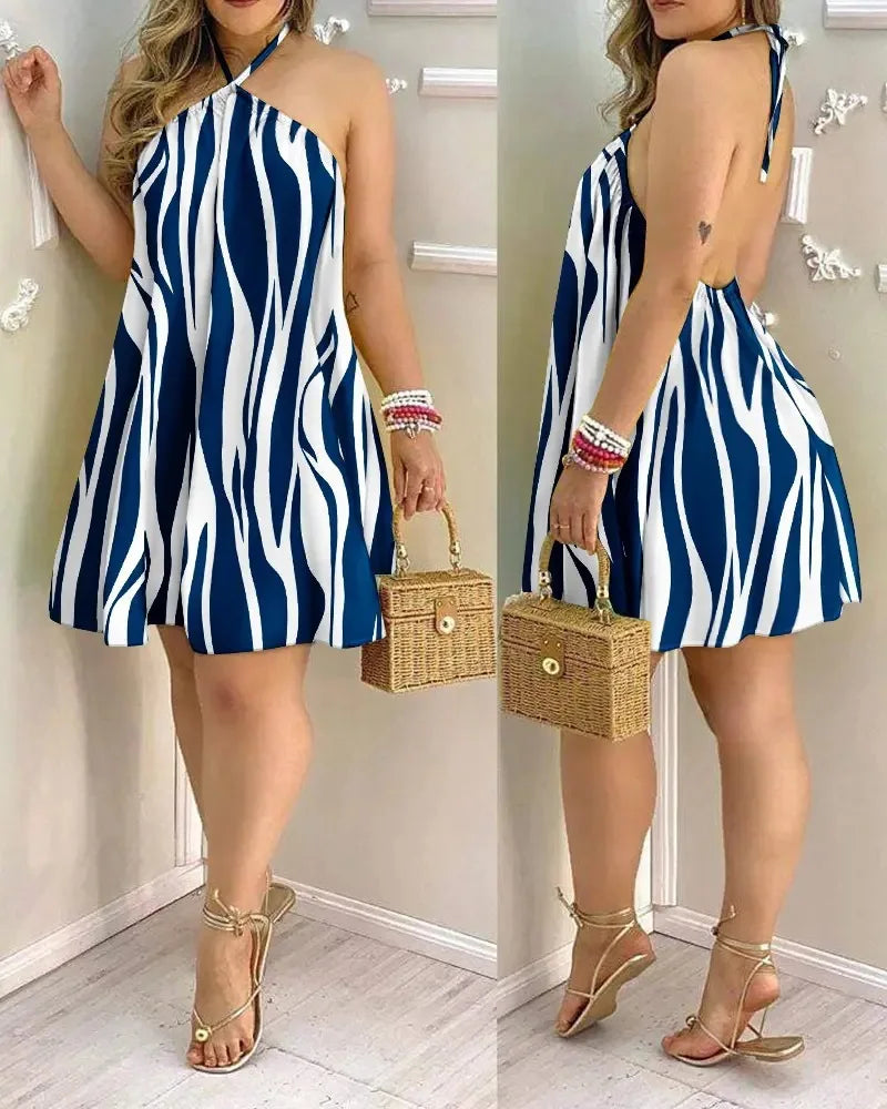 Women Halter Swing Dress | Paloma