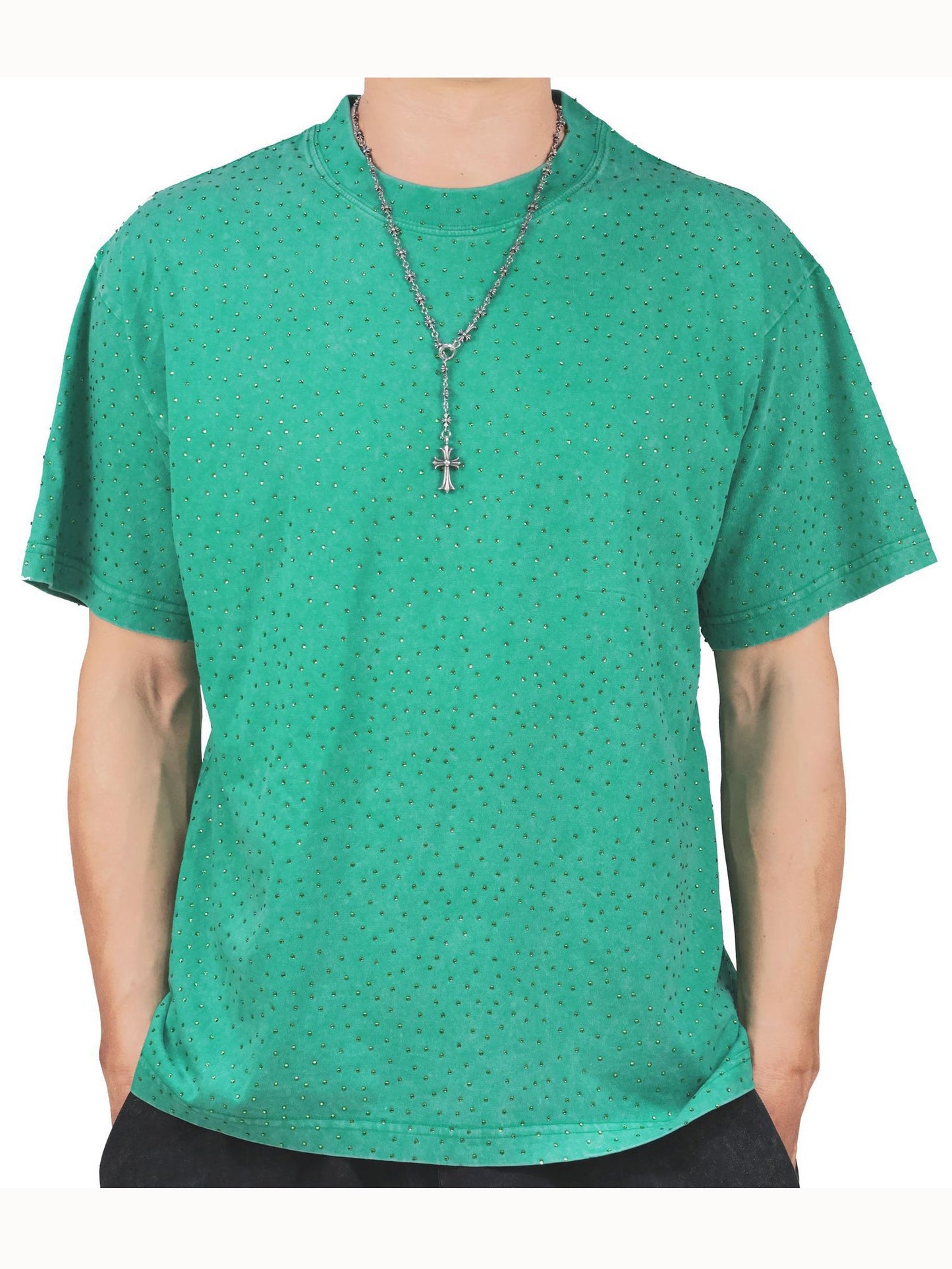 Variant image for Women Oversized T-Shirt Vintage Washed Cotton | Diamond Luxe-1