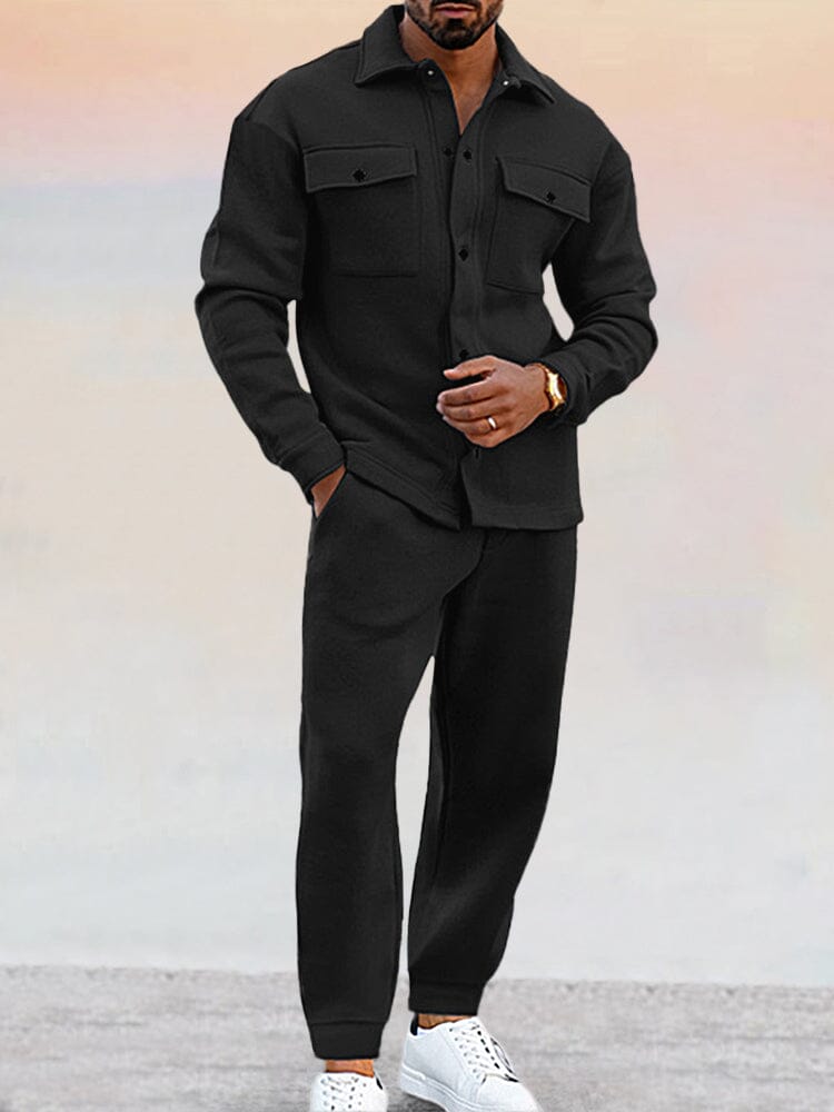 Men’s Casual Button-Up Set | Edsel