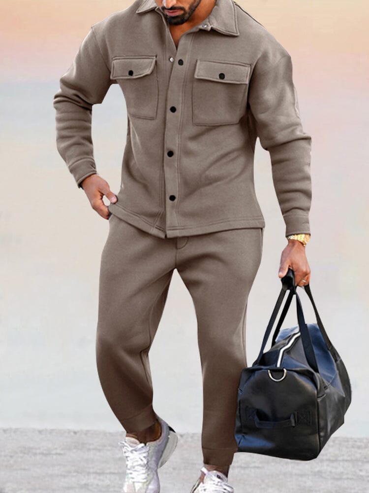 Men’s Casual Button-Up Set | Edsel