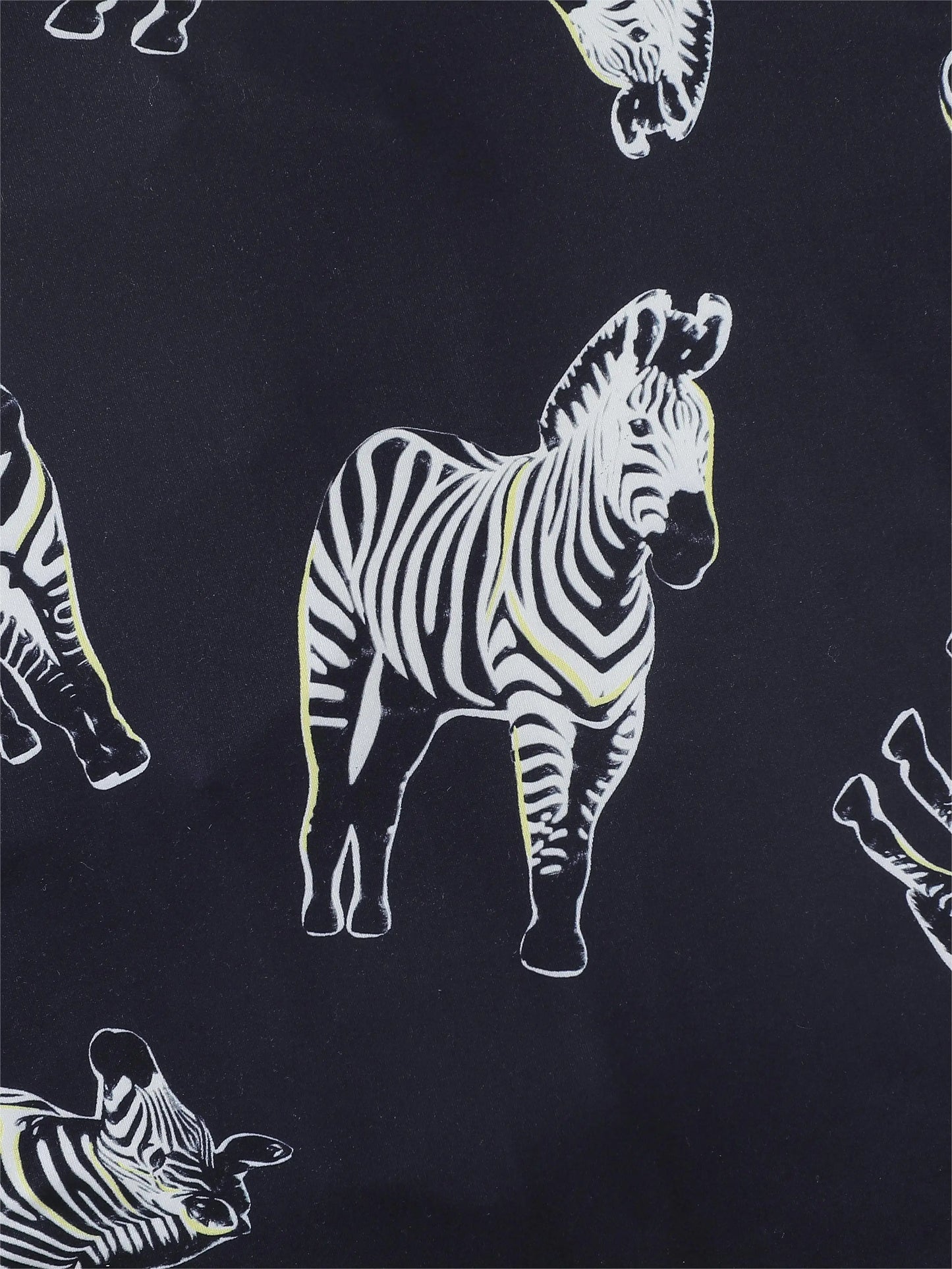 Women Printed Zebra Pajama Set | Claudette