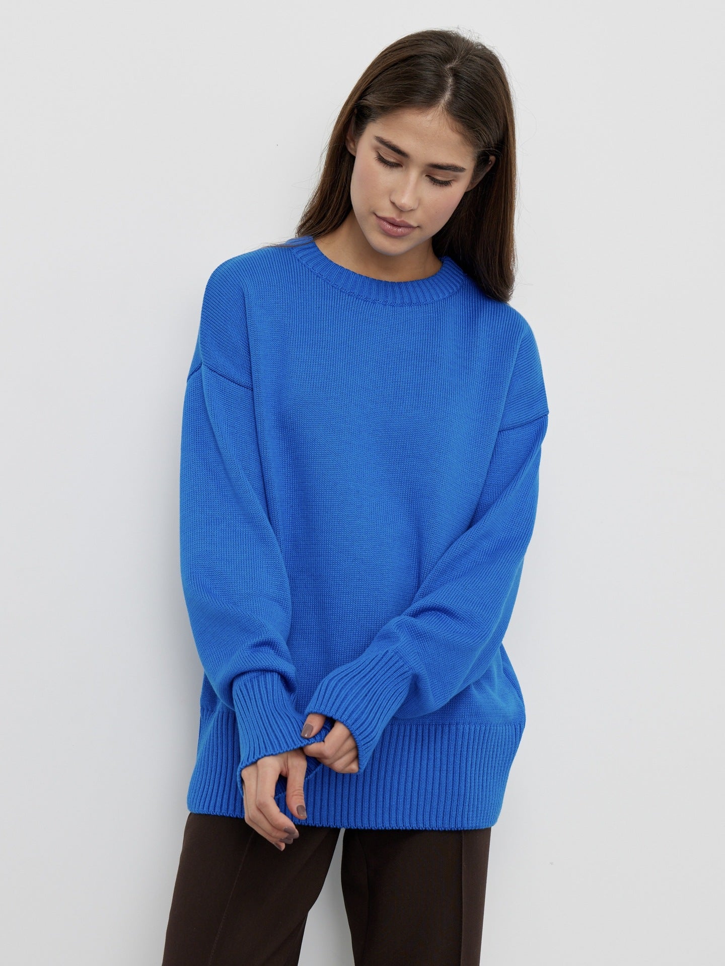 Women Minimalist Knit Sweater | Hanelle