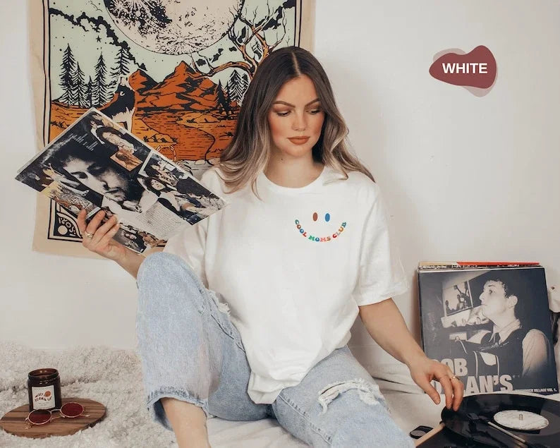 Women Sweatshirt Multicolor Cotton | Cool Moms Club-2