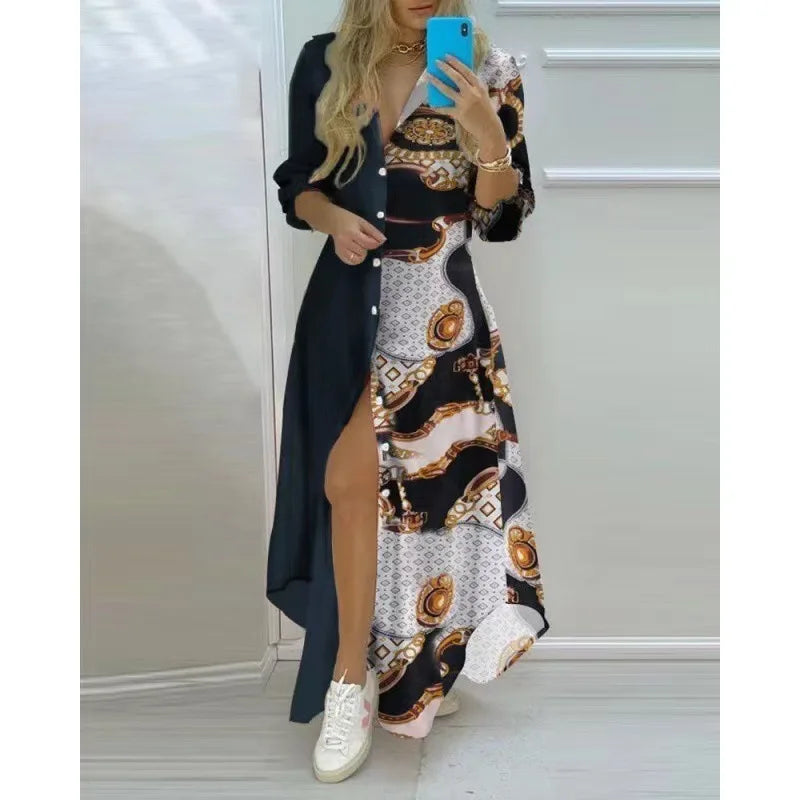 Women Beach Dress Maxi with Prints | Boho