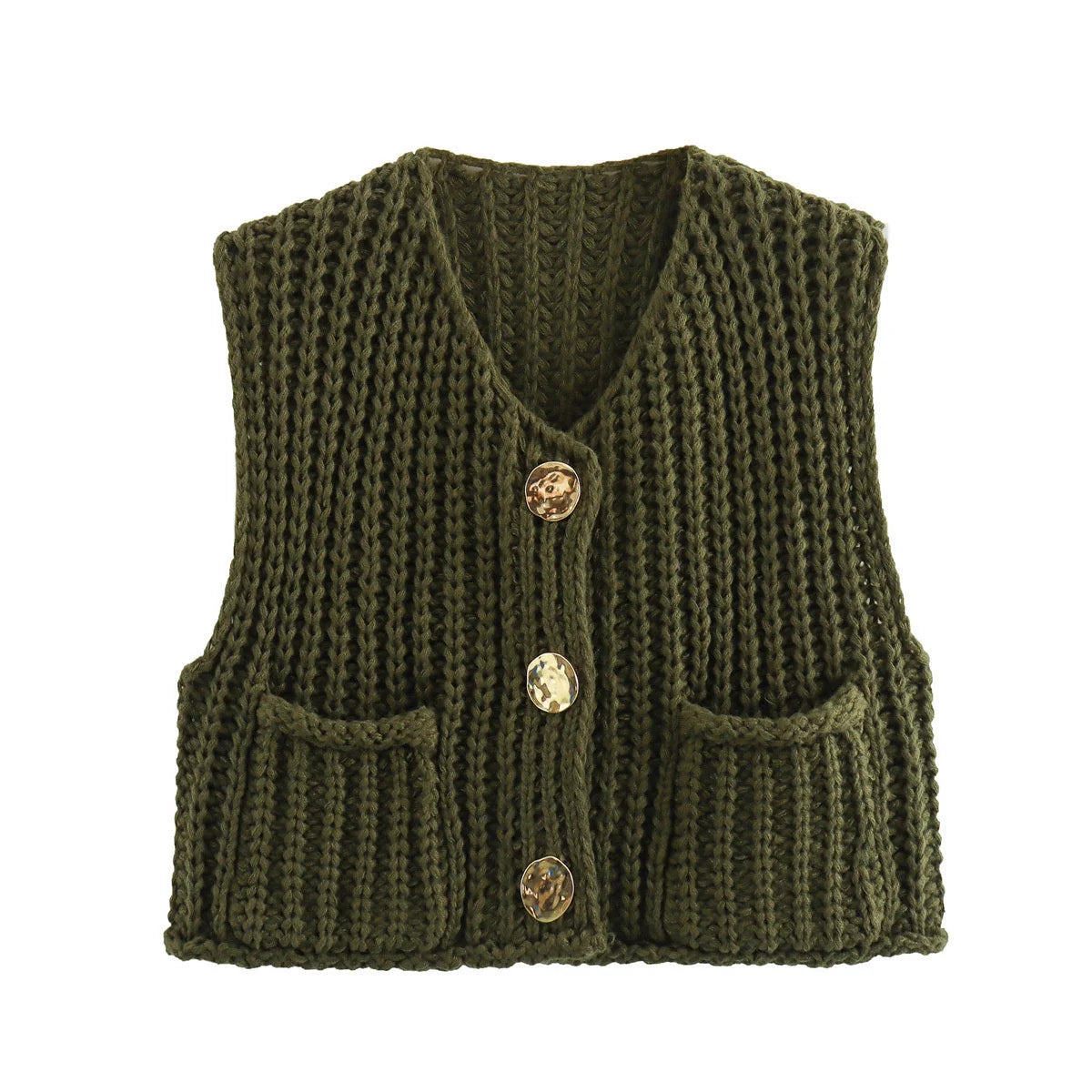Women Sleeveless Knit Vest | Hestia