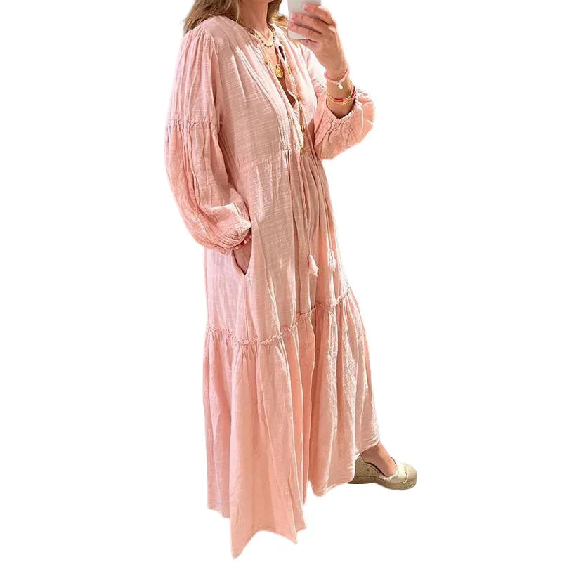 Women Bohemian Tiered Maxi Dress | Georgina