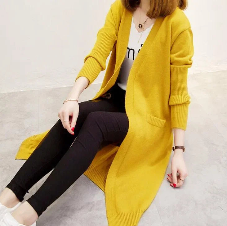 Women Cozy Open-Front Cardigan | Kylene