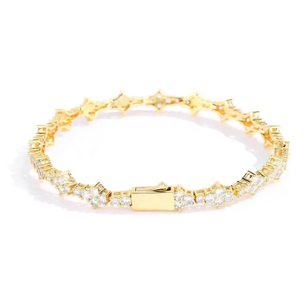 Men Diamond Link Chain Bracelet | Ronel