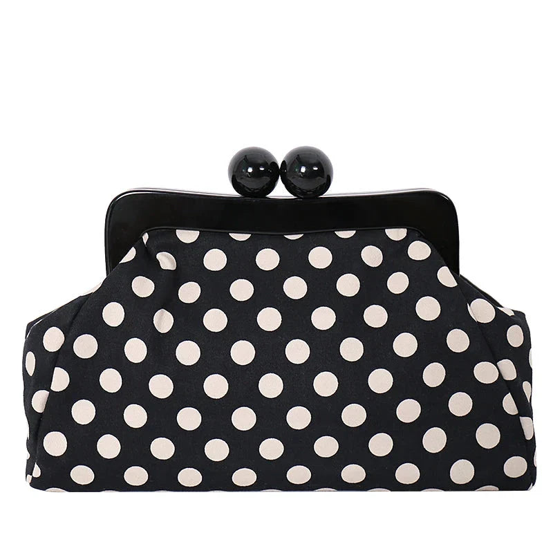 Women Polka Dot Clutch Purse | Arie