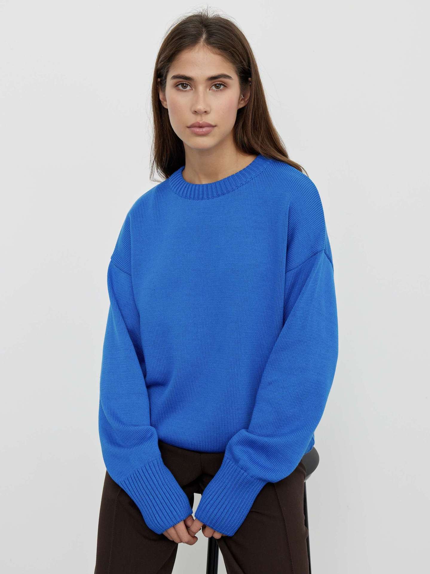 Women Minimalist Knit Sweater | Hanelle