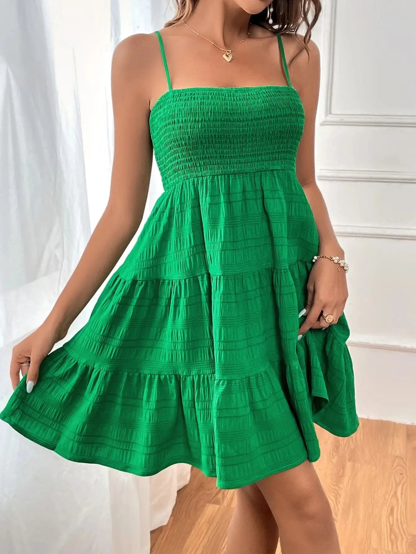 Women Chic Pleated Flowy Dress | Liora