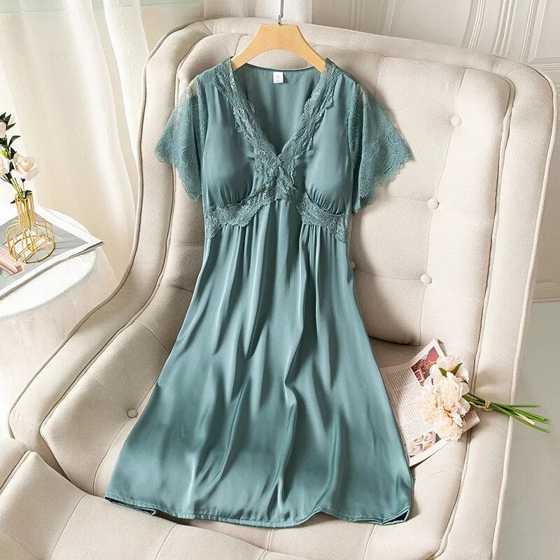 Women Chic Lace Detail Midi Dress | Cyrene