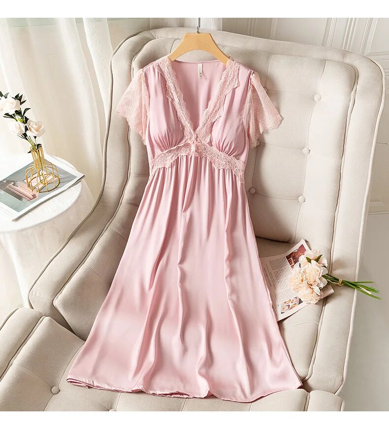 Women Chic Lace Detail Midi Dress | Cyrene