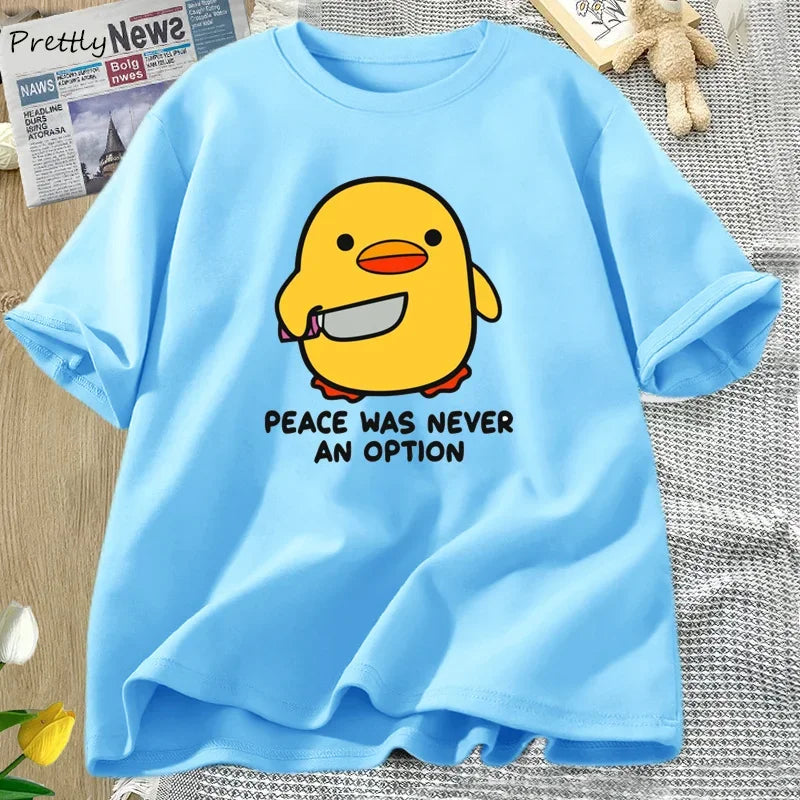 Variant image for Women Graphic Tee Cotton Short Sleeve | Goose Humor-12