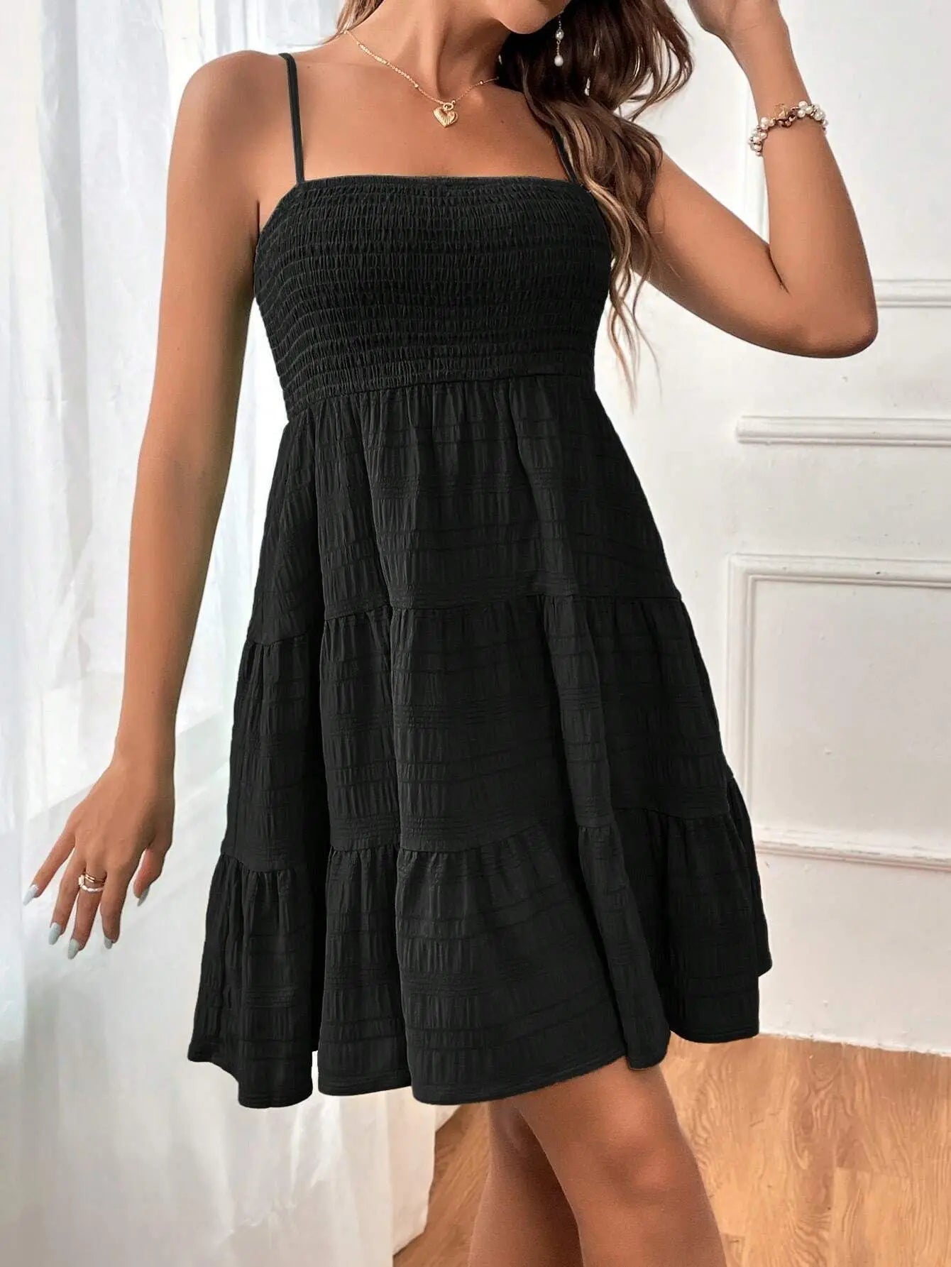 Women Chic Pleated Flowy Dress | Liora