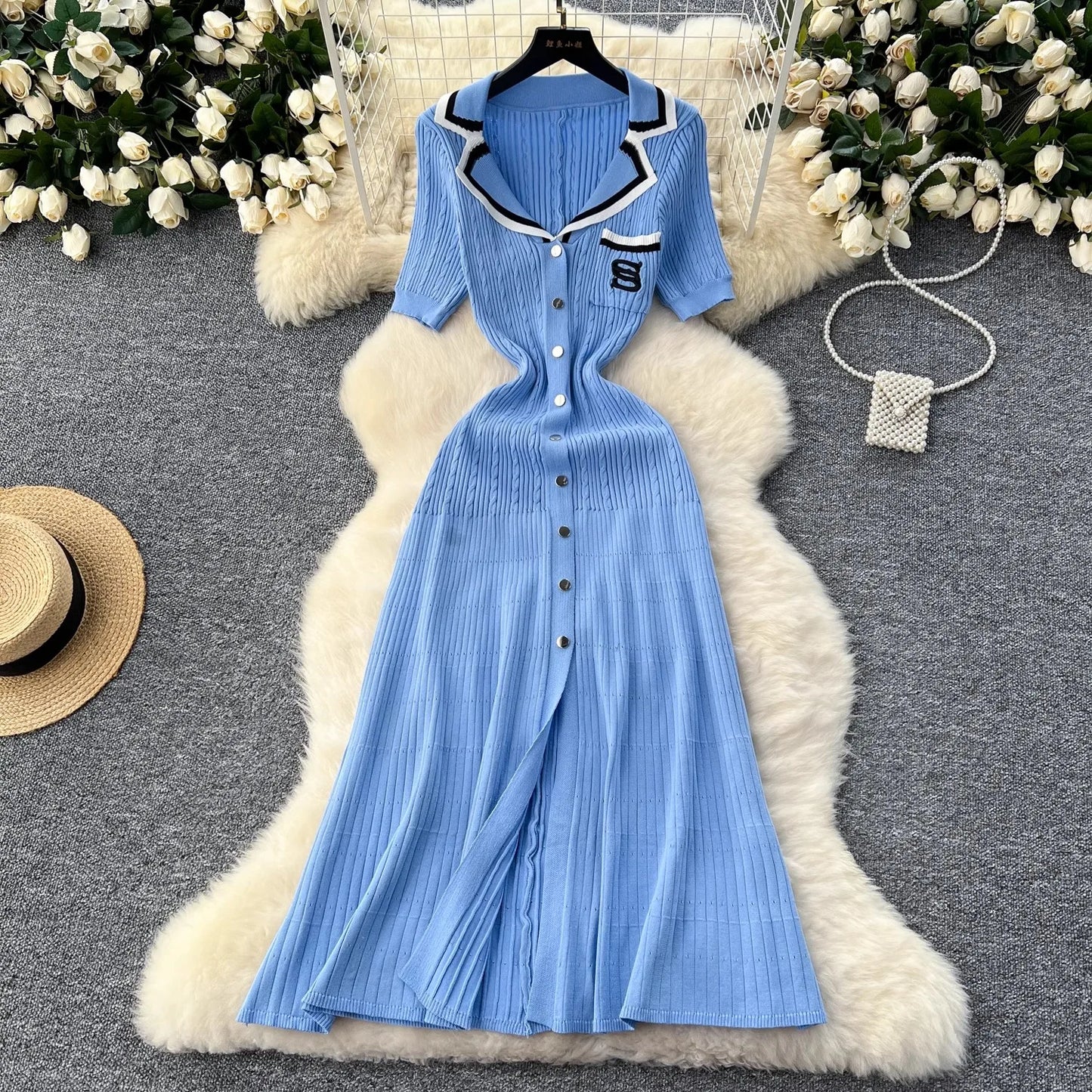 Women Knitted Sweater Dress | Luciana