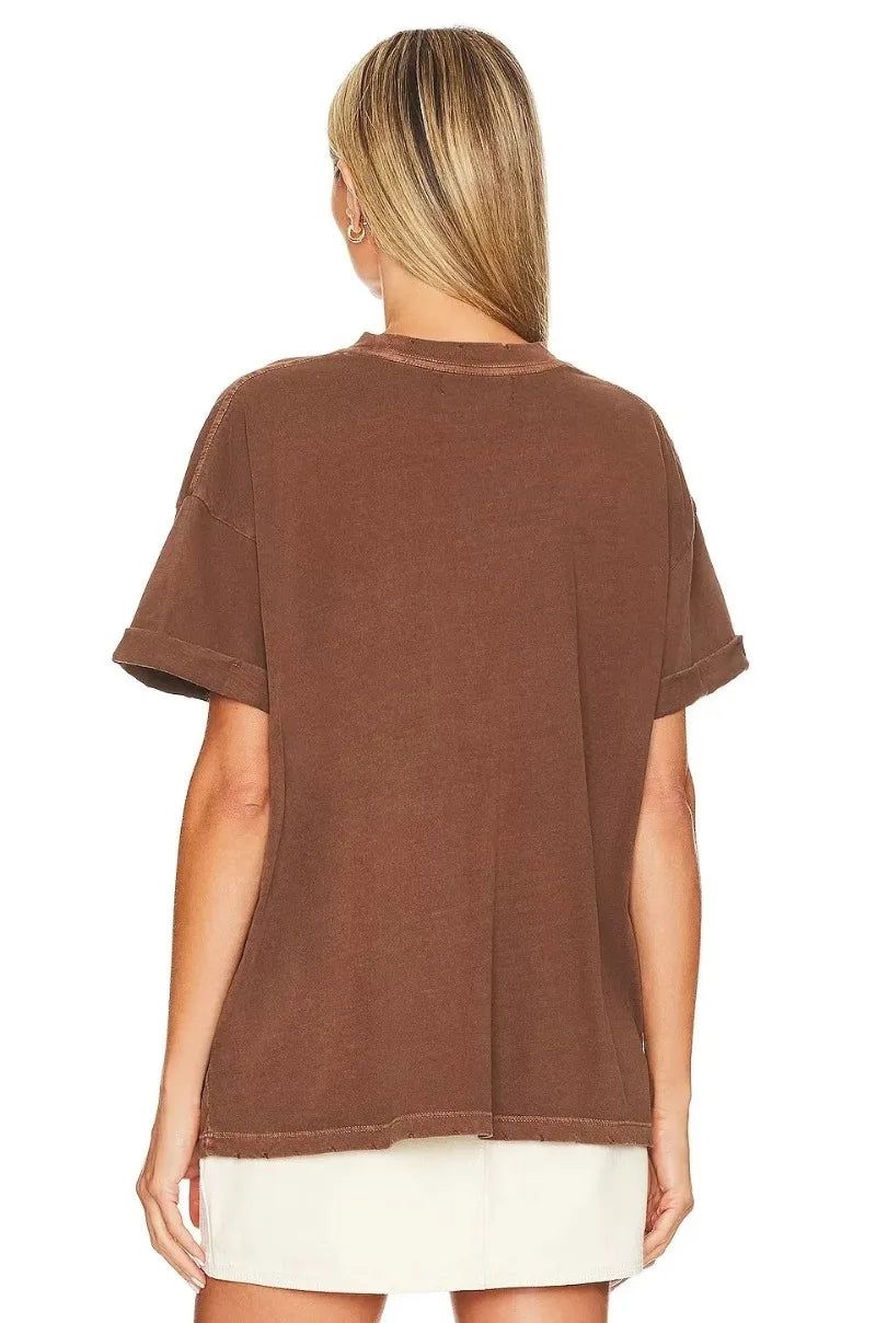 Women Bohemian Palm Beach Graphic Print T-Shirt | Lorelei