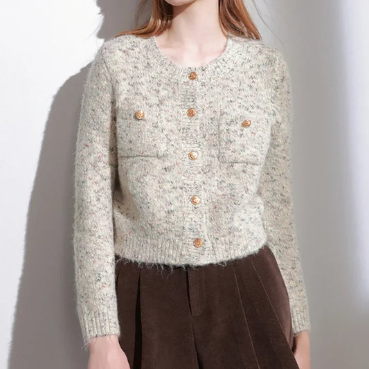 Women Knitted Button-Up Cardigan | Charlene